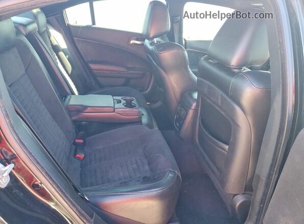 2C3CDXCT9HH628120 2017 DODGE CHARGER Black უკანა სავარძლების ხედი