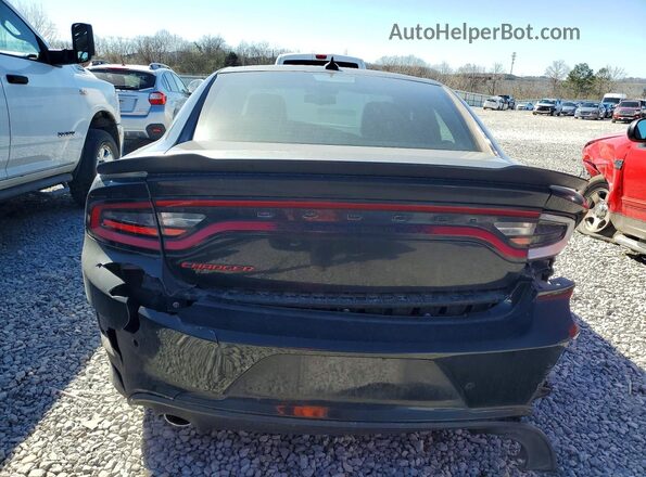 2C3CDXCT9HH628120 2017 DODGE CHARGER Black უკანა ხედი