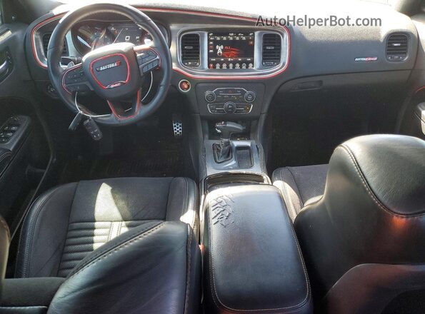 2C3CDXCT9HH628120 2017 DODGE CHARGER Black წინა პანელის ხედი