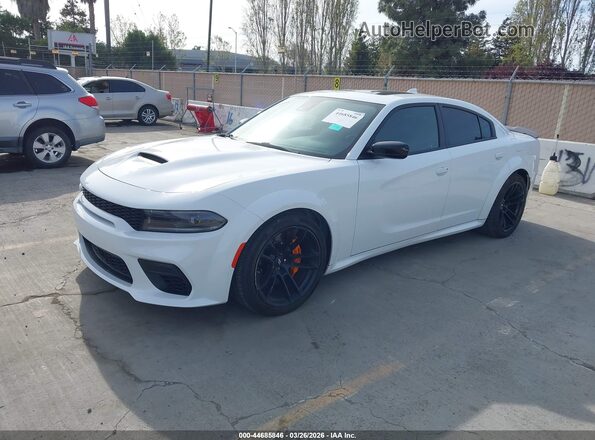 2C3CDXGJ1PH638714 2023 DODGE CHARGER Белый Передняя левая четверть