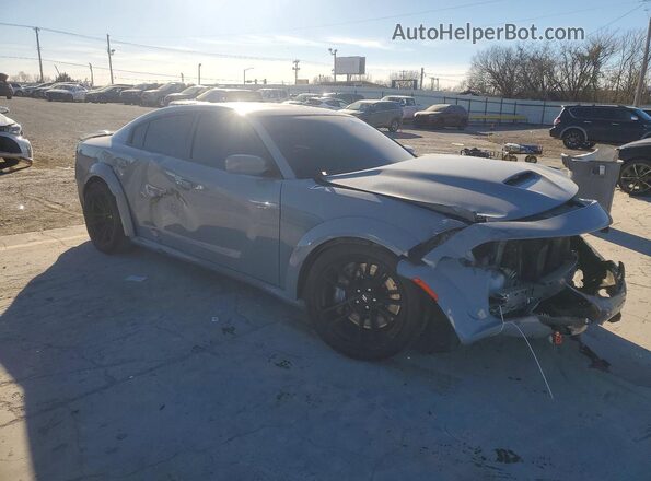 2C3CDXGJ2MH589647 2021 DODGE CHARGER Gray Передня права чверть