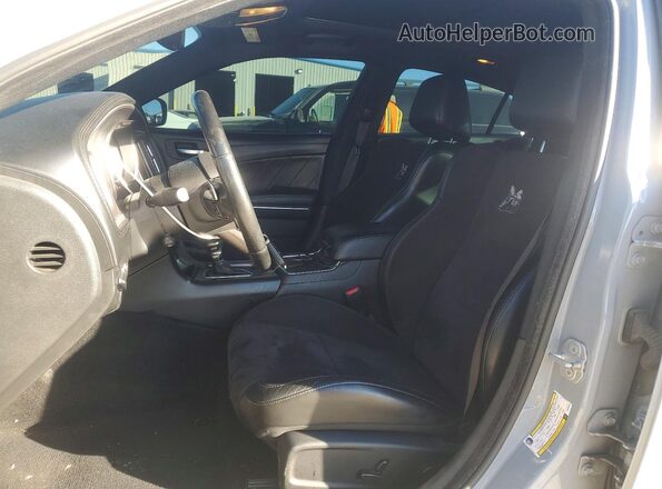 2C3CDXGJ2MH589647 2021 DODGE CHARGER Gray Вид салону спереду