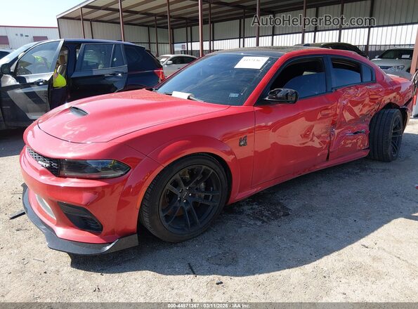 2C3CDXGJ2MH597845 2021 DODGE CHARGER Red Front left