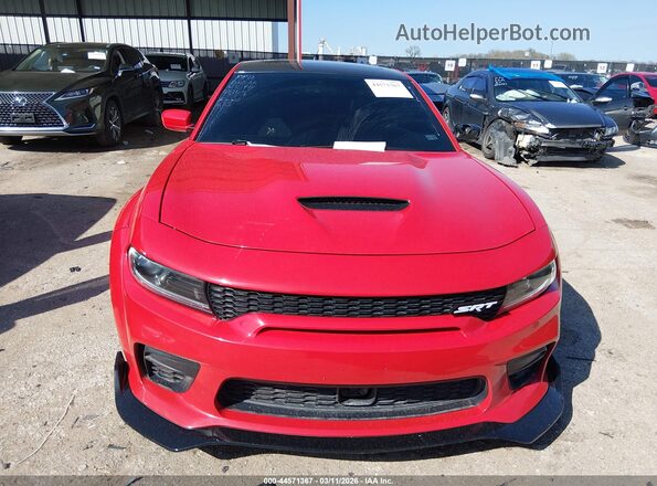 2C3CDXGJ2MH597845 2021 DODGE CHARGER Red Instrument cluster view