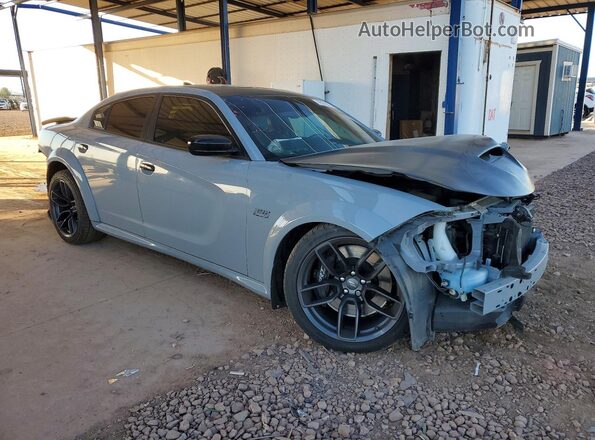 2C3CDXGJ2MH598011 2021 DODGE CHARGER Серый Передняя правая четверть