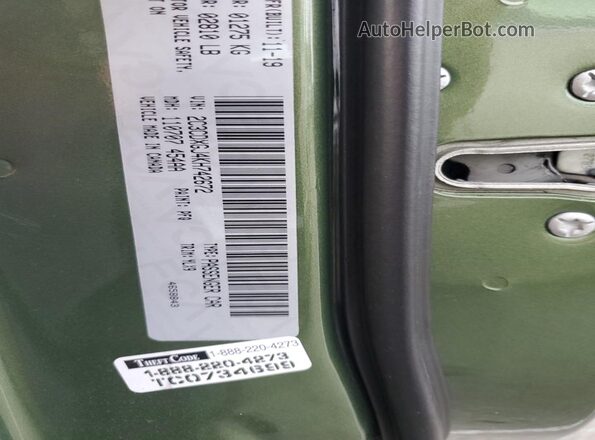 2C3CDXGJ4KH742672 2019 DODGE CHARGER Green 