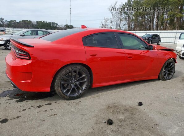 2C3CDXGJ4MH568833 2021 DODGE CHARGER Red Задня права чверть