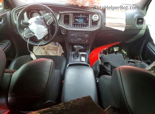 2C3CDXGJ4MH568833 2021 DODGE CHARGER Red Вид панелі приладів