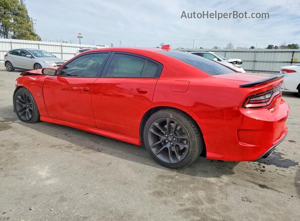 2C3CDXGJ4MH568833 2021 DODGE CHARGER Red Задня ліва чверть