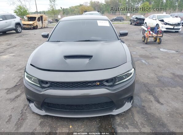 2C3CDXGJ4NH257646 2022 DODGE CHARGER Gray Instrument cluster view