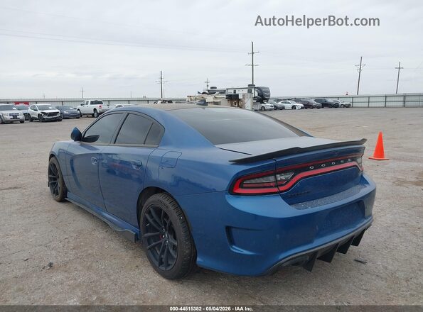 2C3CDXGJ5LH238262 2020 DODGE CHARGER Синий Задняя левая четверть