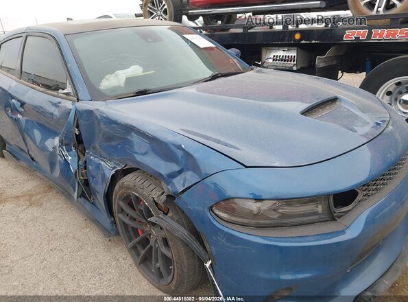 2C3CDXGJ5LH238262 2020 DODGE CHARGER Синий Вид спереди