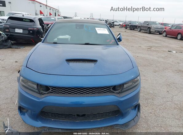 2C3CDXGJ5LH238262 2020 DODGE CHARGER Синий Вид щитка приборов