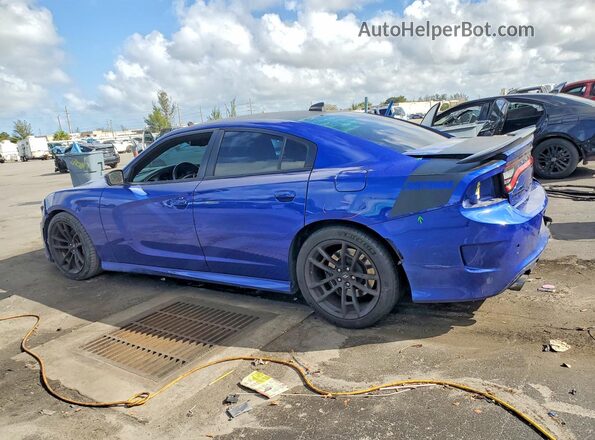 2C3CDXGJ6MH535557 2021 DODGE CHARGER Синий Задняя левая четверть