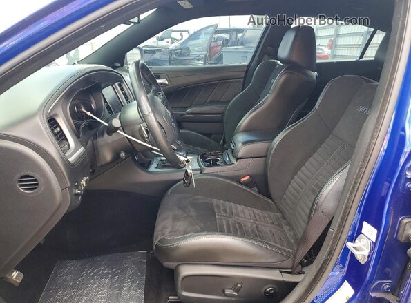 2C3CDXGJ6MH535557 2021 DODGE CHARGER Синий Вид салона спереди