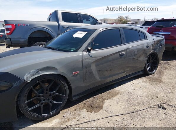 2C3CDXGJ7KH518859 2019 DODGE CHARGER Gray Вид спереду