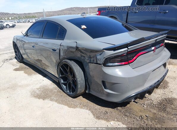 2C3CDXGJ7KH518859 2019 DODGE CHARGER Gray Задня ліва чверть