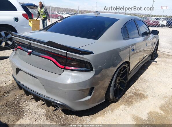 2C3CDXGJ7KH518859 2019 DODGE CHARGER Gray Задня права чверть