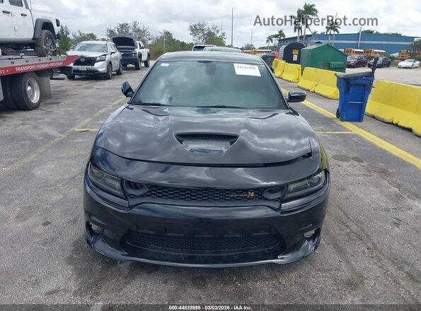 2C3CDXGJ9MH559268 2021 DODGE CHARGER Black Widok z przodu