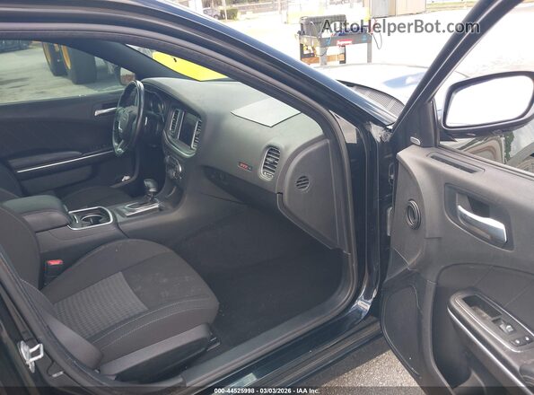 2C3CDXGJ9MH559268 2021 DODGE CHARGER Black Widok wnętrza z przodu