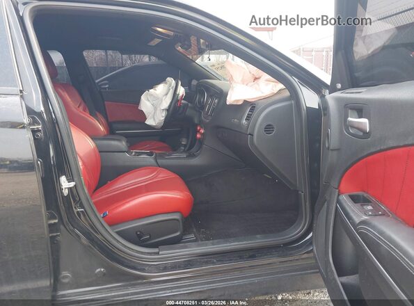 2C3CDXGJXJH134962 2018 DODGE CHARGER Black Front interior view