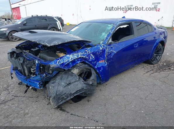 2C3CDXGJXMH579190 2021 DODGE CHARGER Синий Передняя левая четверть