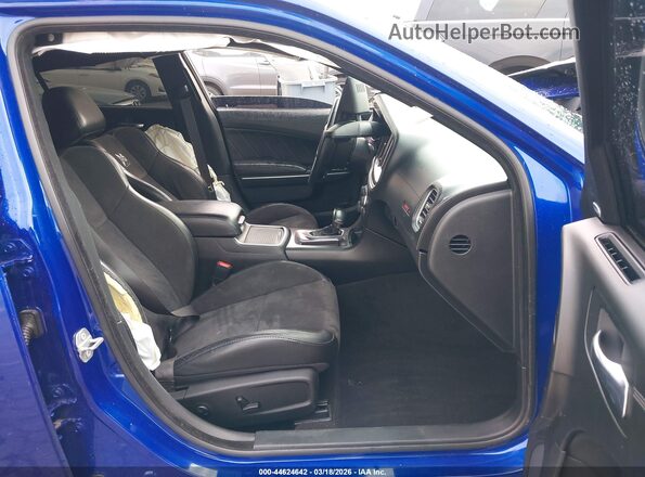2C3CDXGJXMH579190 2021 DODGE CHARGER Синий Вид салона спереди