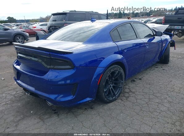 2C3CDXGJXMH579190 2021 DODGE CHARGER Синий Задняя правая четверть