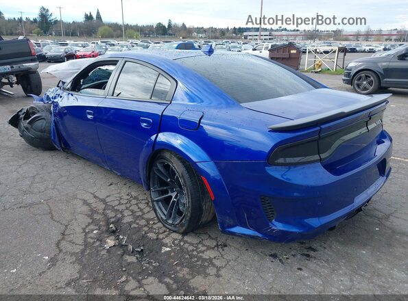 2C3CDXGJXMH579190 2021 DODGE CHARGER Синий Задняя левая четверть