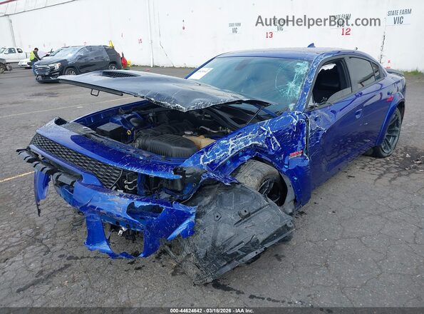 2C3CDXGJXMH579190 2021 DODGE CHARGER Синий Вид спереди