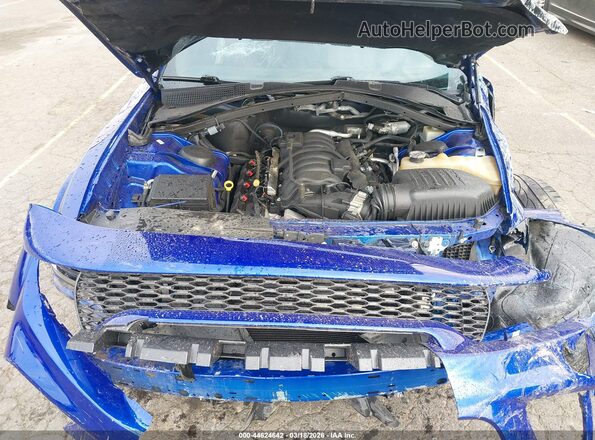 2C3CDXGJXMH579190 2021 DODGE CHARGER Синий Вид сзади