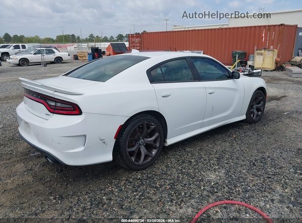2C3CDXHG0KH566903 2019 DODGE CHARGER Белый Задняя правая четверть