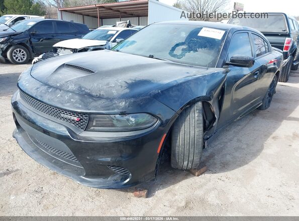 2C3CDXHG0PH575365 2023 DODGE CHARGER Black Przód lewy