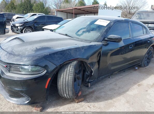 2C3CDXHG0PH575365 2023 DODGE CHARGER Black Widok wnętrza 360 stopni