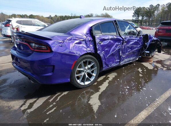 2C3CDXHG0PH687051 2023 DODGE CHARGER Purple Հետևի աջ