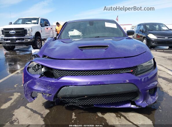 2C3CDXHG0PH687051 2023 DODGE CHARGER Purple Սալոնի հետևի տեսք