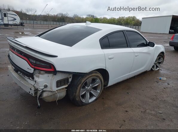 2C3CDXHG1HH659759 2017 DODGE CHARGER Белый Задняя правая четверть