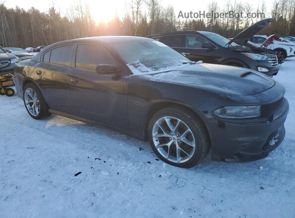 2C3CDXHG1MH539700 2021 DODGE CHARGER Black Front right