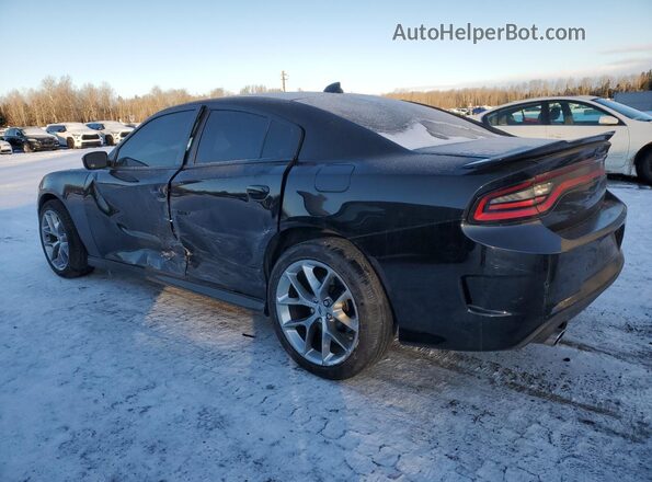 2C3CDXHG1MH539700 2021 DODGE CHARGER Black Rear left