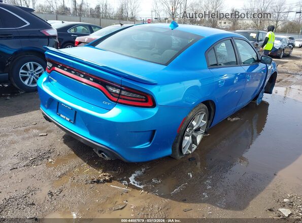2C3CDXHG2PH622105 2023 DODGE CHARGER Blue Rear right