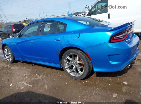 2C3CDXHG2PH622105 2023 DODGE CHARGER Blue Front view
