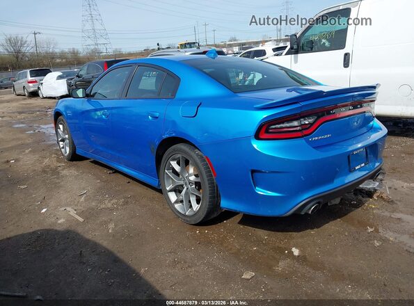 2C3CDXHG2PH622105 2023 DODGE CHARGER Blue Rear left