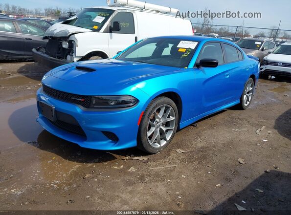 2C3CDXHG2PH622105 2023 DODGE CHARGER Blue Front left
