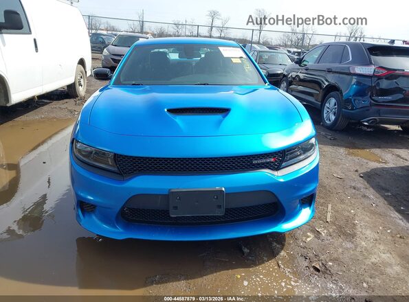 2C3CDXHG2PH622105 2023 DODGE CHARGER Blue Rear interior view