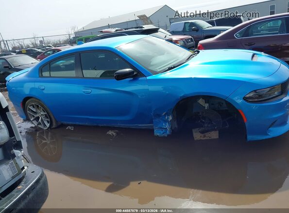 2C3CDXHG2PH622105 2023 DODGE CHARGER Blue 360 interior view