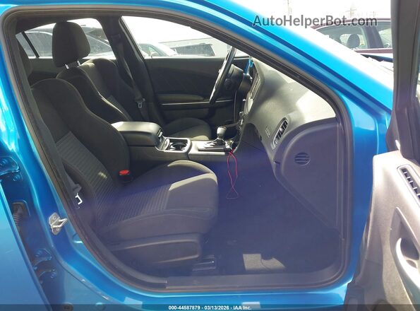 2C3CDXHG2PH622105 2023 DODGE CHARGER Blue Front interior view