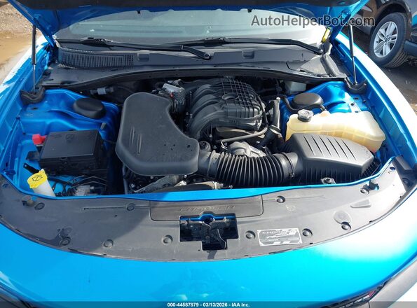 2C3CDXHG2PH622105 2023 DODGE CHARGER Blue Rear view