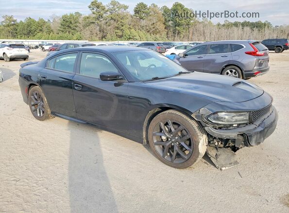2C3CDXHG3MH602876 2021 DODGE CHARGER Black Front right
