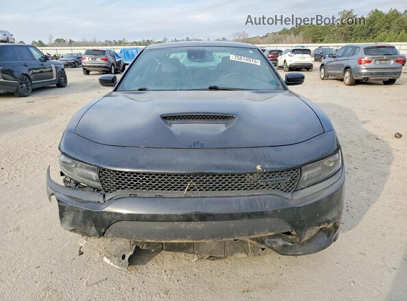 2C3CDXHG3MH602876 2021 DODGE CHARGER Black Front view