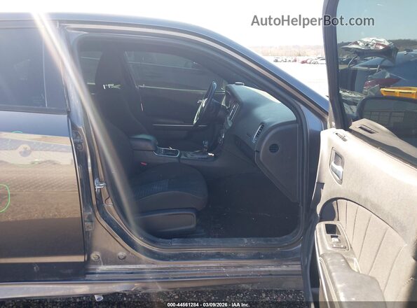 2C3CDXHG4PH546869 2023 DODGE CHARGER Gray Widok wnętrza z przodu